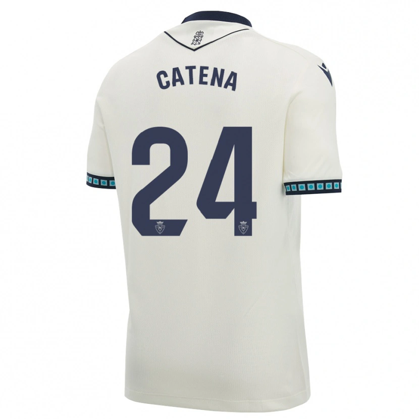 Danxen Dames Alejandro Catena #24 Wit Zwart Licht Hemelsblauw Uitshirt Uittenue 2026/27 T-Shirt België