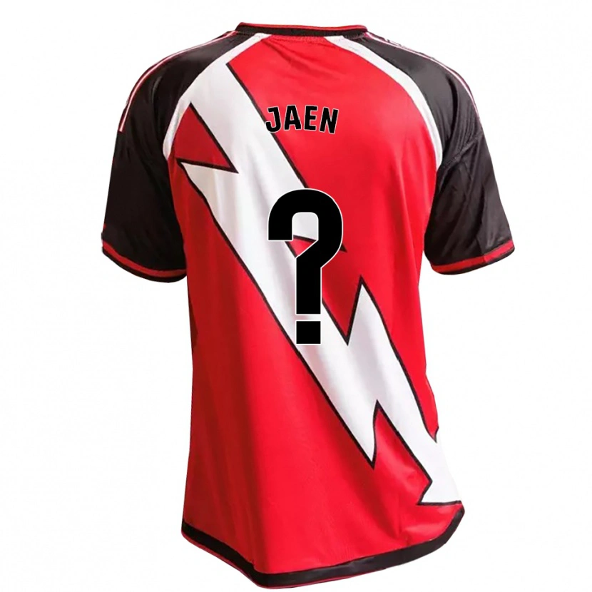 Danxen Dames Carlos Jaén #0 Rood Zwart Wit Uitshirt Uittenue 2026/27 T-Shirt België