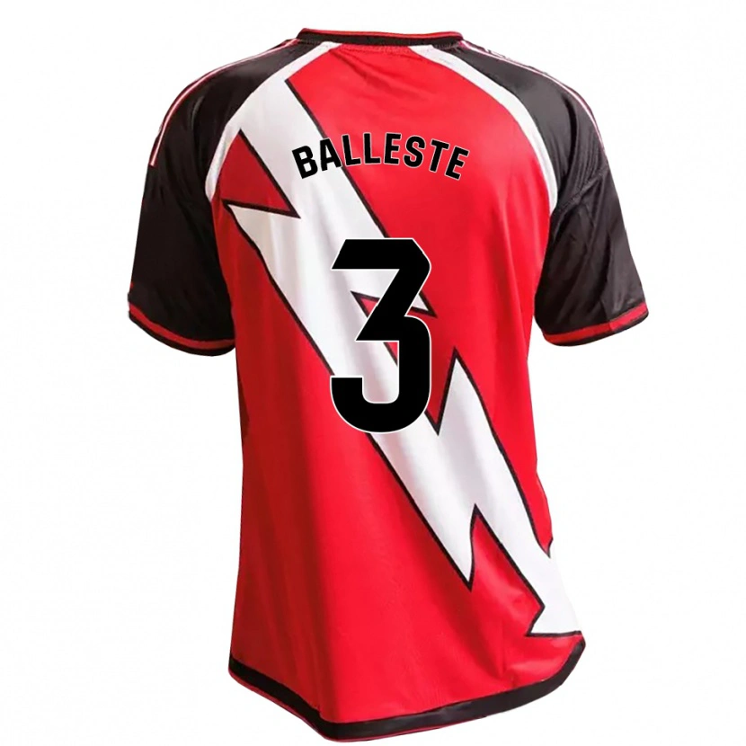 Danxen Dames Laia Ballesté #3 Rood Zwart Wit Uitshirt Uittenue 2026/27 T-Shirt België