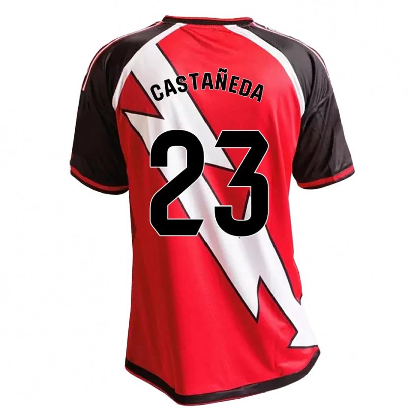 Danxen Dames Ana Sofía Castañeda Giraldo #23 Rood Zwart Wit Uitshirt Uittenue 2026/27 T-Shirt België
