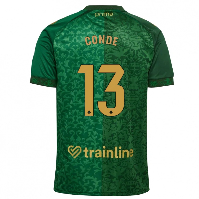 Danxen Dames Diego Conde #13 Bosgroen Donker Goudenrood Uitshirt Uittenue 2026/27 T-Shirt België