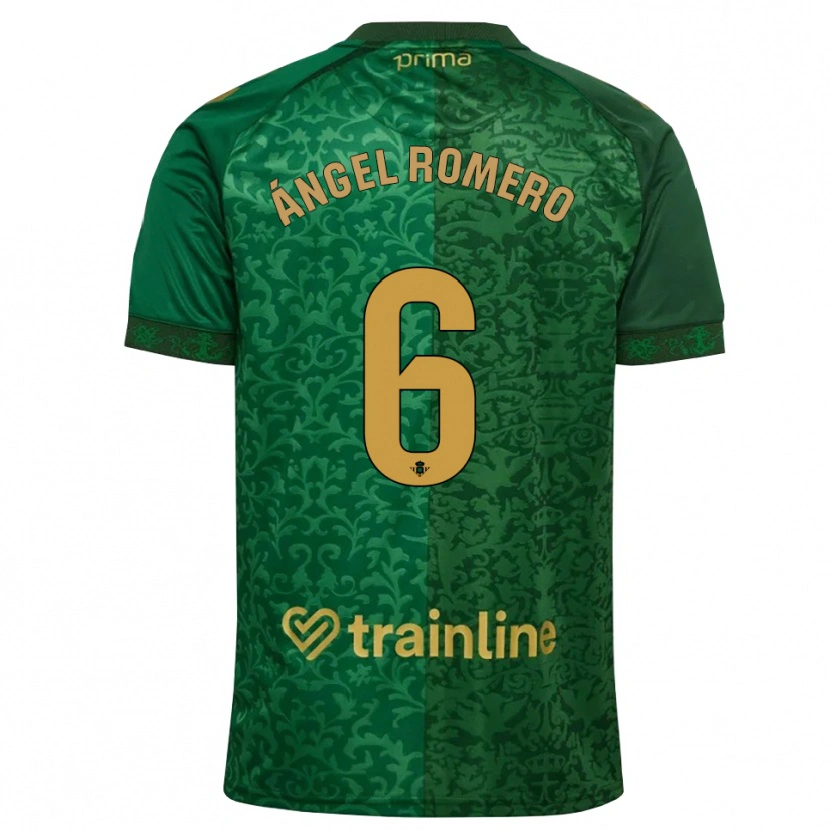 Danxen Dames Miguel Romero #6 Bosgroen Donker Goudenrood Uitshirt Uittenue 2026/27 T-Shirt België