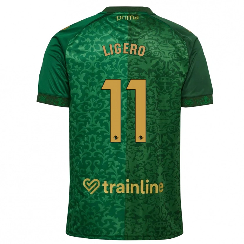 Danxen Dames Nuria Ligero #11 Bosgroen Donker Goudenrood Uitshirt Uittenue 2026/27 T-Shirt België