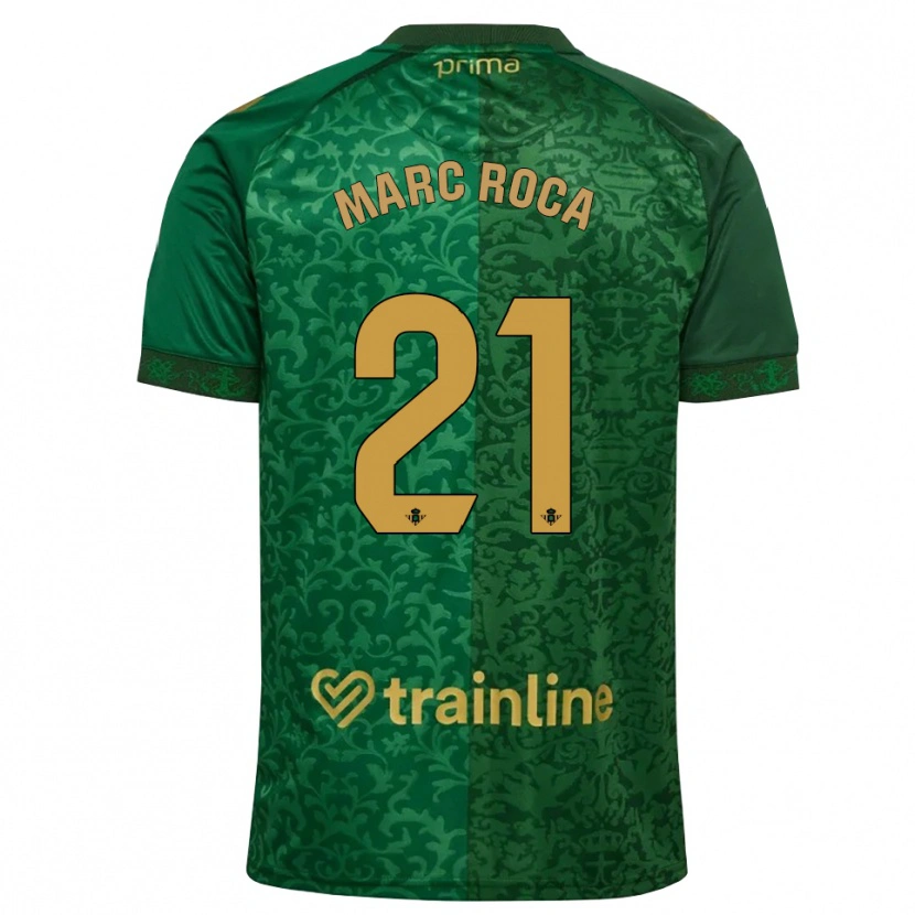 Danxen Dames Marc Roca #21 Bosgroen Donker Goudenrood Uitshirt Uittenue 2026/27 T-Shirt België