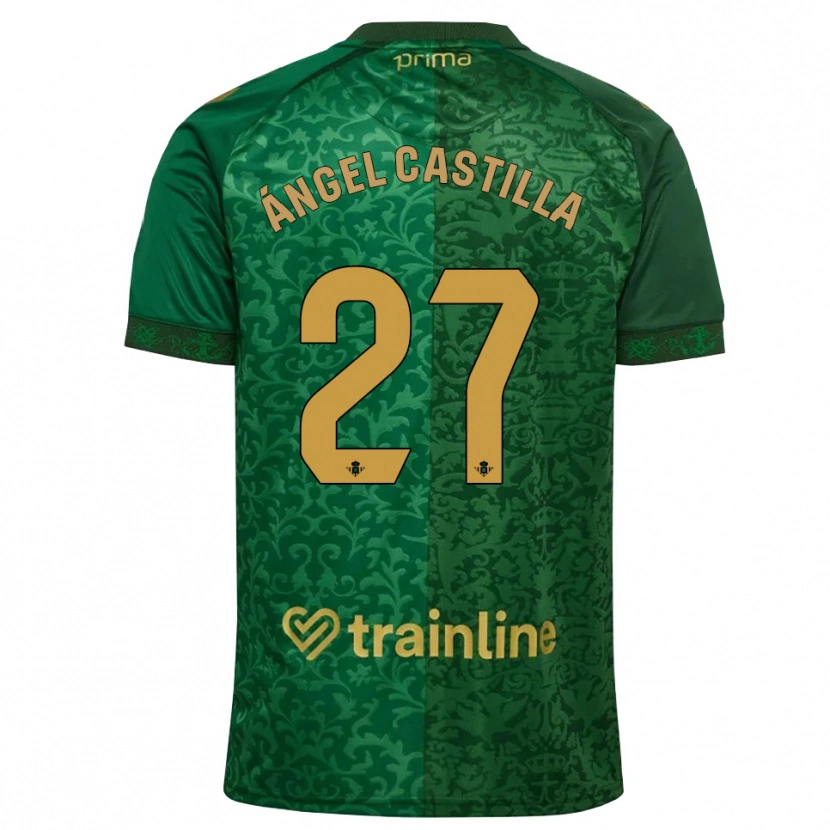 Danxen Dames Miguel Ángel Castilla #27 Bosgroen Donker Goudenrood Uitshirt Uittenue 2026/27 T-Shirt België