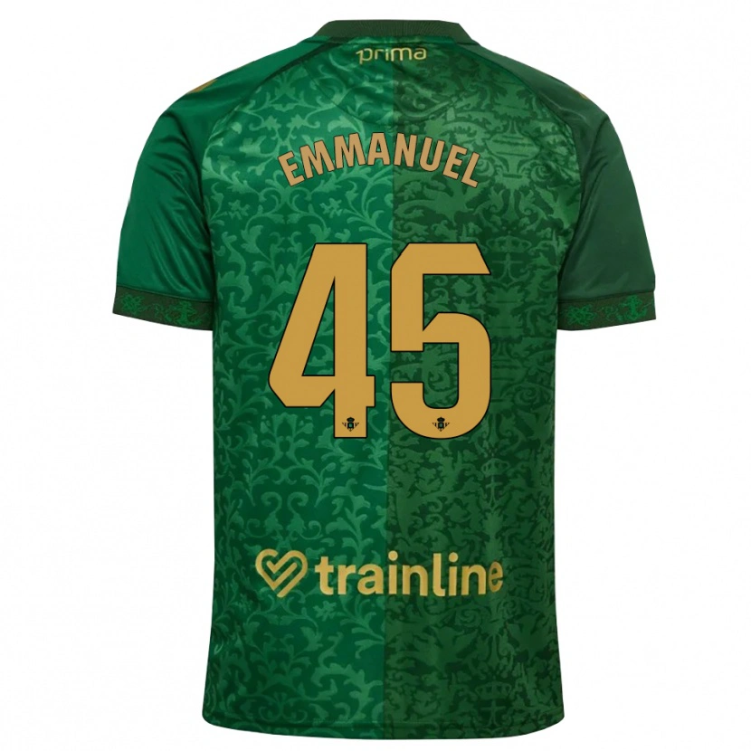 Danxen Dames Jean Emmanuel N'agoran #45 Bosgroen Donker Goudenrood Uitshirt Uittenue 2026/27 T-Shirt België