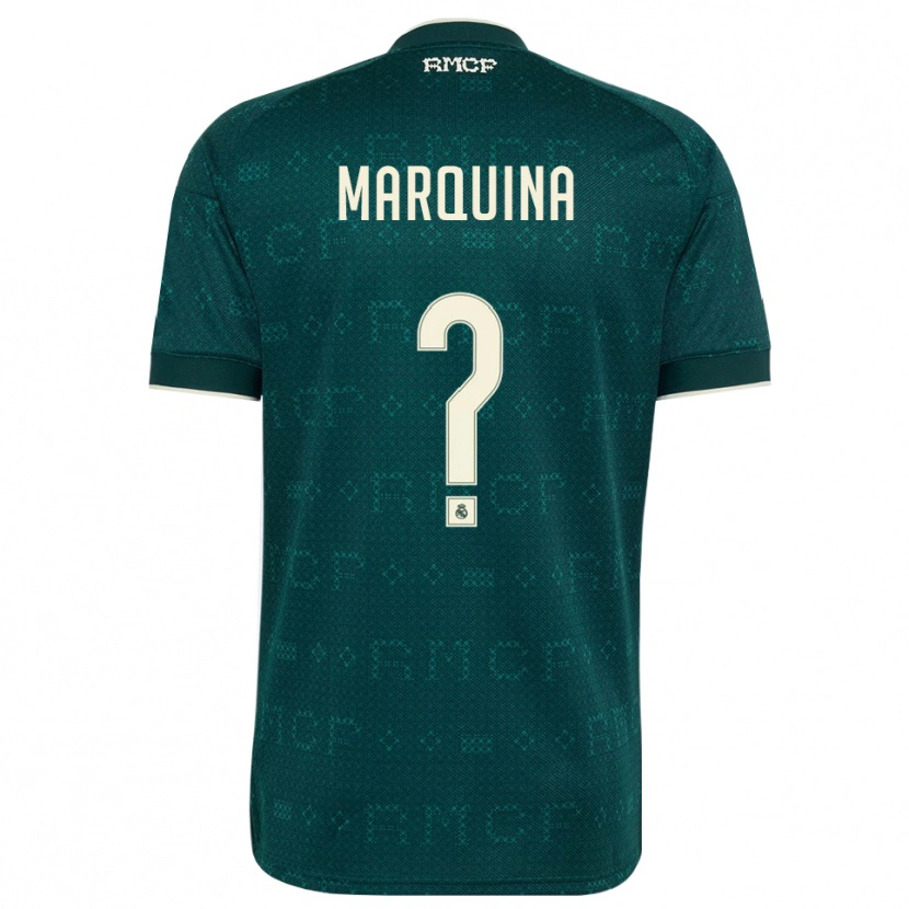 Danxen Dames Guillermo Marquina #0 Donker Leigrijs Wit Uitshirt Uittenue 2026/27 T-Shirt België