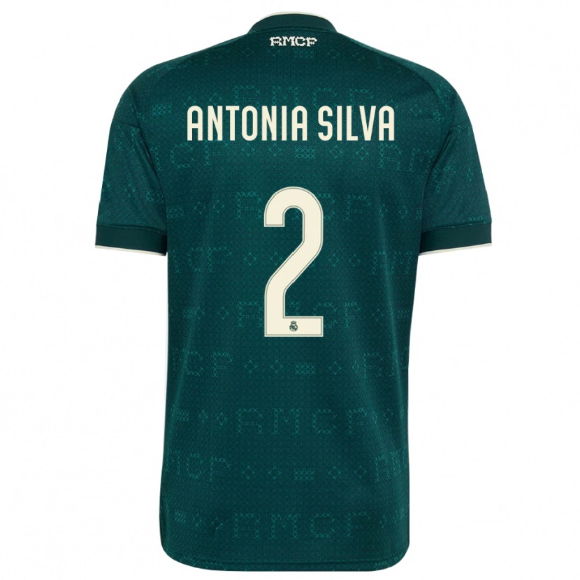 Danxen Dames Antônia Silva #2 Donker Leigrijs Wit Uitshirt Uittenue 2026/27 T-Shirt België