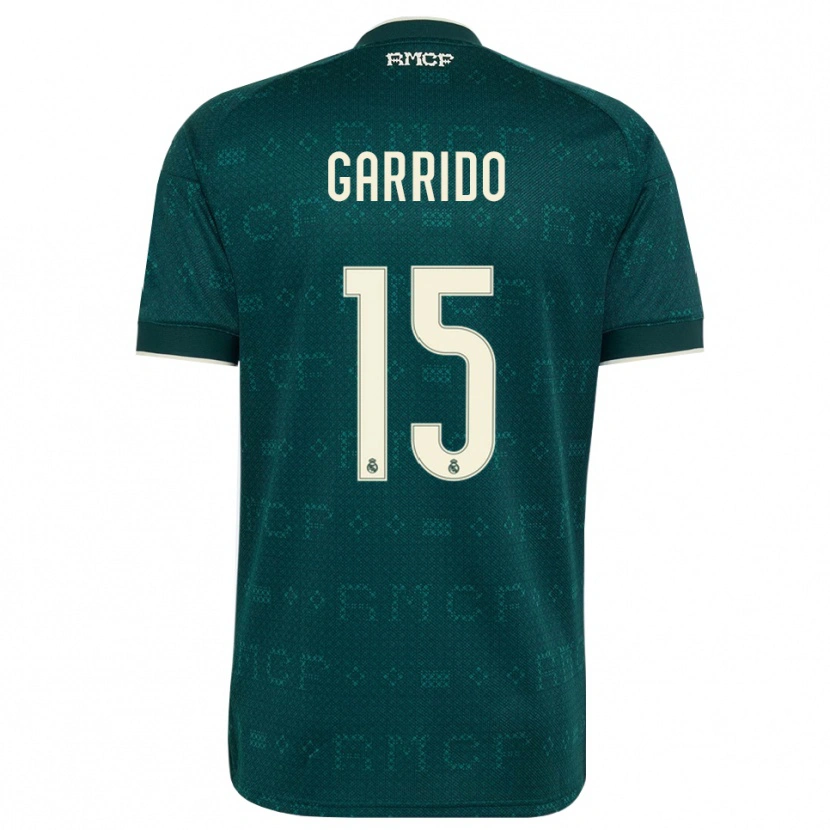 Danxen Dames Mateo Garrido #15 Donker Leigrijs Wit Uitshirt Uittenue 2026/27 T-Shirt België