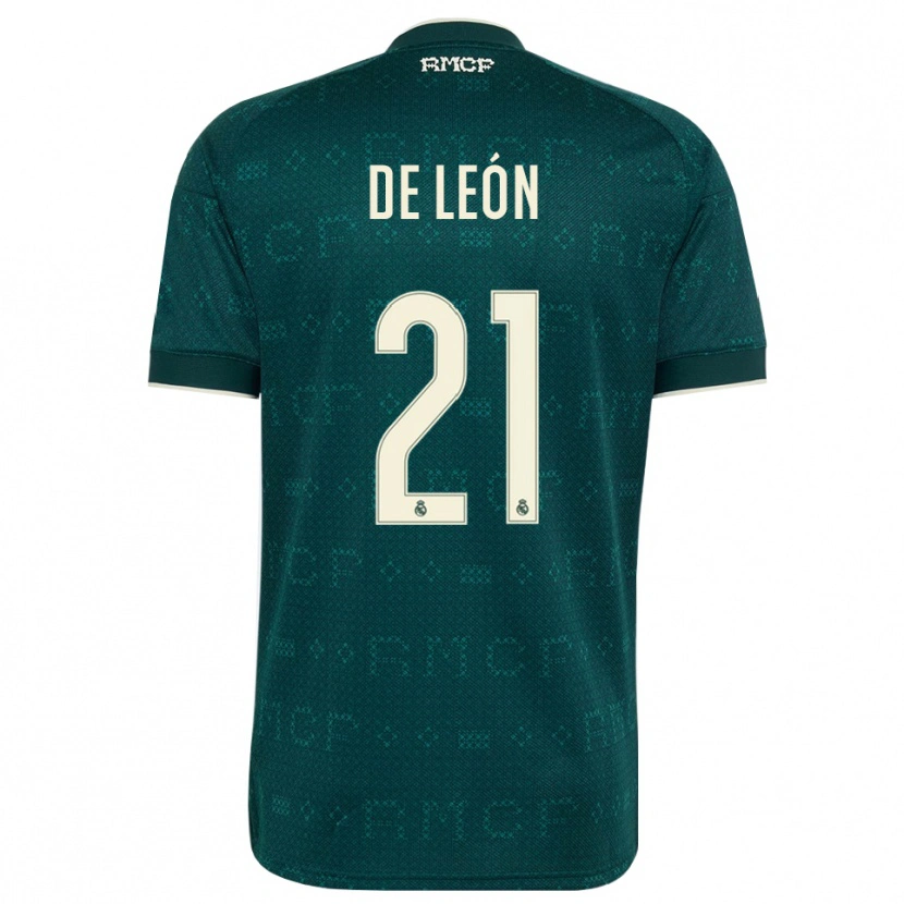 Danxen Dames Jeremy De León #21 Donker Leigrijs Wit Uitshirt Uittenue 2026/27 T-Shirt België