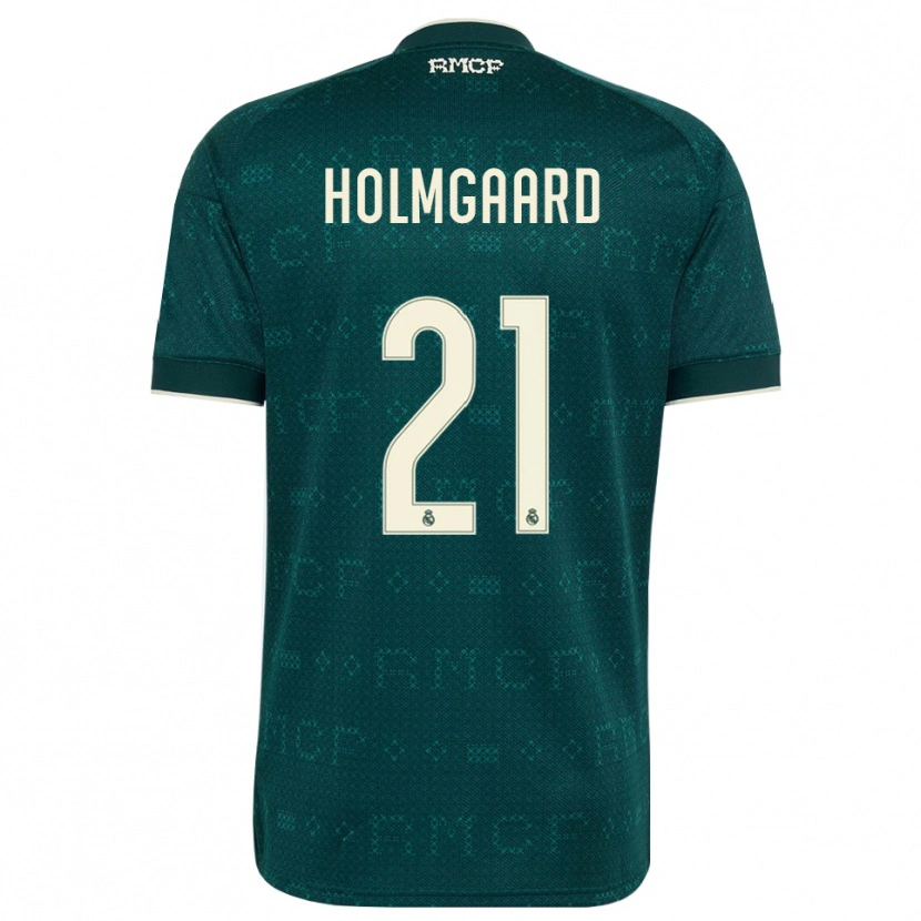 Danxen Dames Sara Rosted Holmgaard #21 Donker Leigrijs Wit Uitshirt Uittenue 2026/27 T-Shirt België