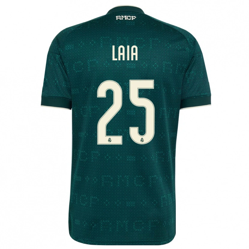 Danxen Dames Laia López De La Morena #25 Donker Leigrijs Wit Uitshirt Uittenue 2026/27 T-Shirt België