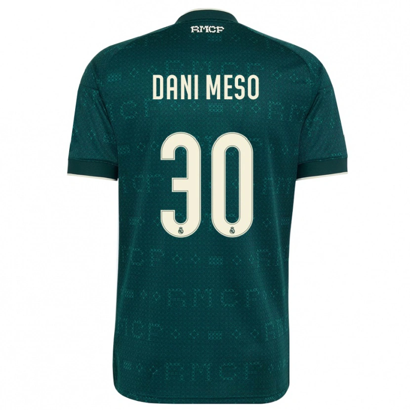 Danxen Dames Daniel Mesonero #30 Donker Leigrijs Wit Uitshirt Uittenue 2026/27 T-Shirt België