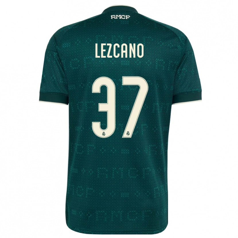 Danxen Dames Álvaro Lezcano #37 Donker Leigrijs Wit Uitshirt Uittenue 2026/27 T-Shirt België