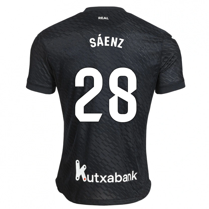 Danxen Dames Manuel Sáenz #28 Zwart Wit Uitshirt Uittenue 2026/27 T-Shirt België