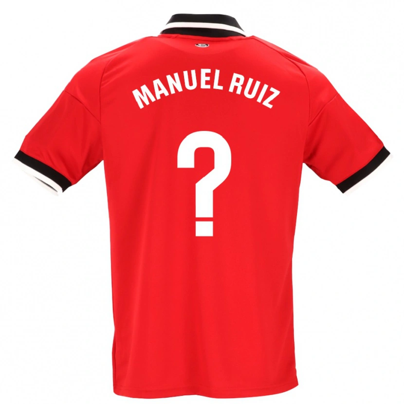 Danxen Dames José Manuel Ruiz #0 Zwart Wit Rood Uitshirt Uittenue 2026/27 T-Shirt België