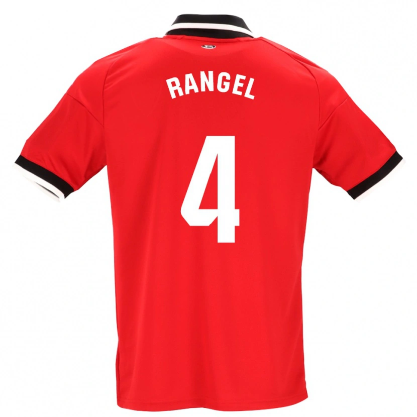 Danxen Dames Héctor Rangel #4 Zwart Wit Rood Uitshirt Uittenue 2026/27 T-Shirt België