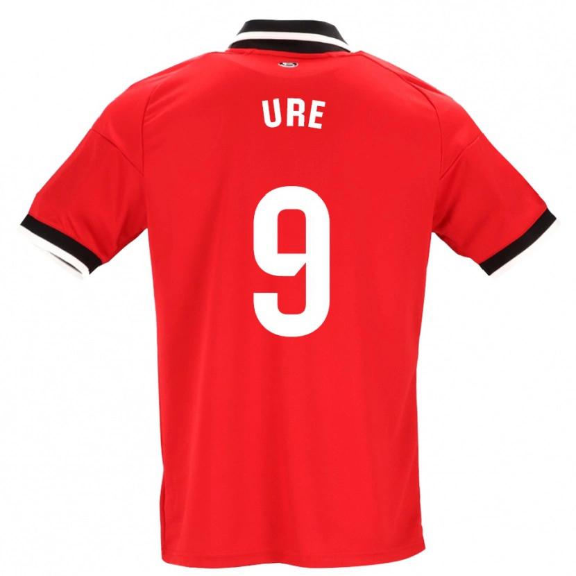 Danxen Dames Robbie Ure #9 Zwart Wit Rood Uitshirt Uittenue 2026/27 T-Shirt België