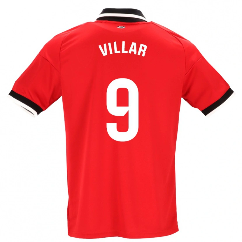 Danxen Dames Iker Villar #9 Zwart Wit Rood Uitshirt Uittenue 2026/27 T-Shirt België