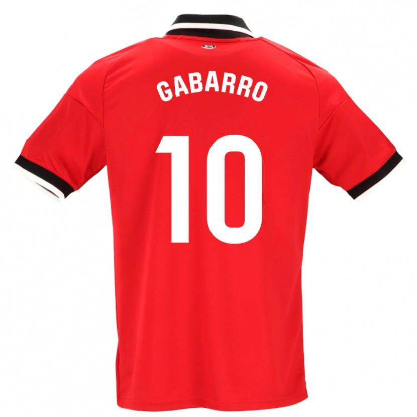 Danxen Dames María Inmaculada Gabarro Romero #10 Zwart Wit Rood Uitshirt Uittenue 2026/27 T-Shirt België