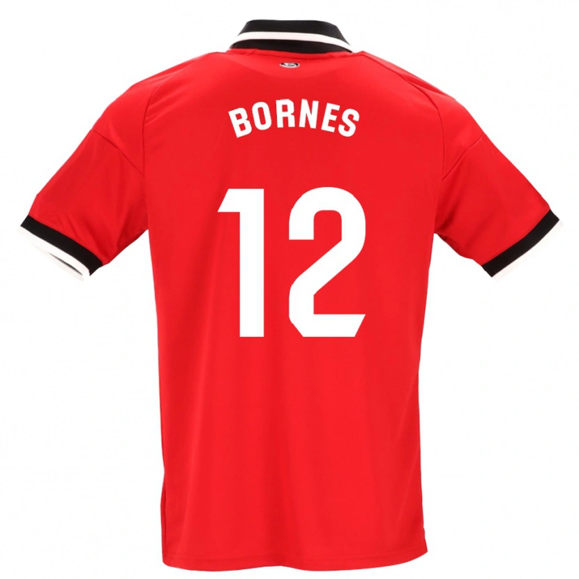 Danxen Dames Pedro Bornes #12 Zwart Wit Rood Uitshirt Uittenue 2026/27 T-Shirt België