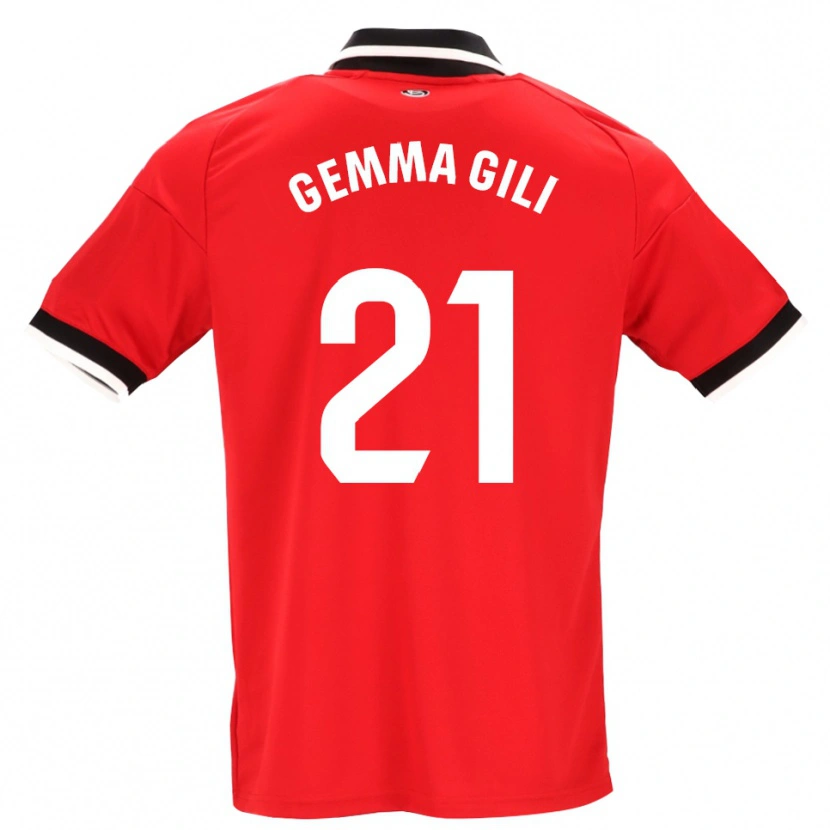 Danxen Dames Gemma Gili Giner #21 Zwart Wit Rood Uitshirt Uittenue 2026/27 T-Shirt België