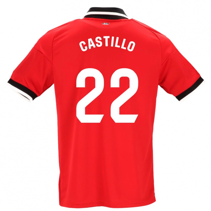 Danxen Dames José Castillo #22 Zwart Wit Rood Uitshirt Uittenue 2026/27 T-Shirt België