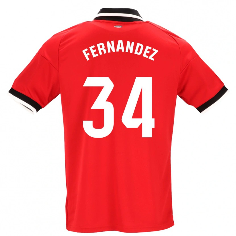 Danxen Dames Marc Fernández #34 Zwart Wit Rood Uitshirt Uittenue 2026/27 T-Shirt België