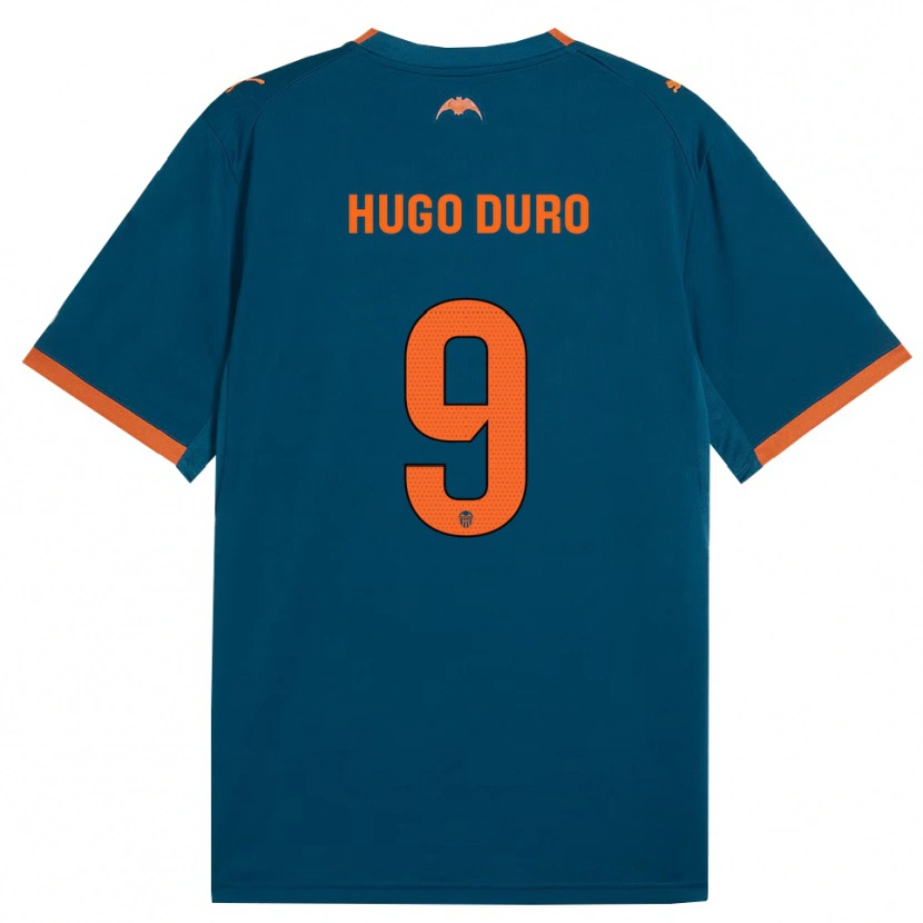 Danxen Dames Hugo Duro #9 Staalblauw Oranje Uitshirt Uittenue 2026/27 T-Shirt België