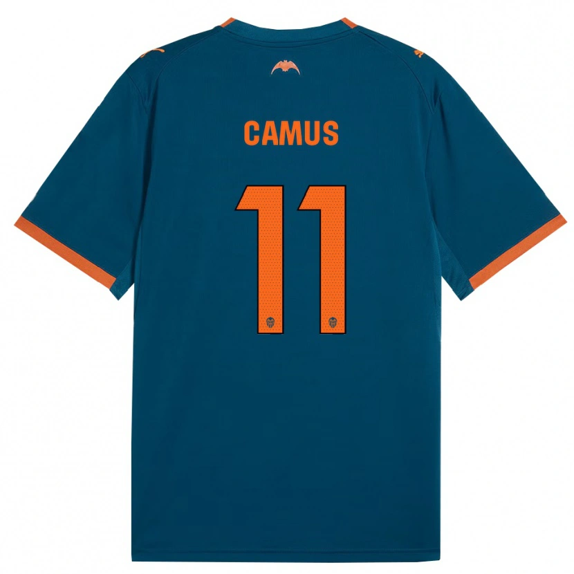 Danxen Dames Marco Camus #11 Staalblauw Oranje Uitshirt Uittenue 2026/27 T-Shirt België