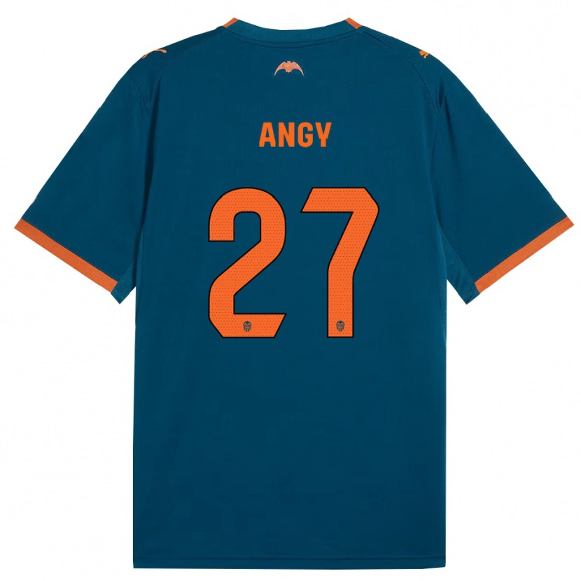 Danxen Dames Angy #27 Staalblauw Oranje Uitshirt Uittenue 2026/27 T-Shirt België