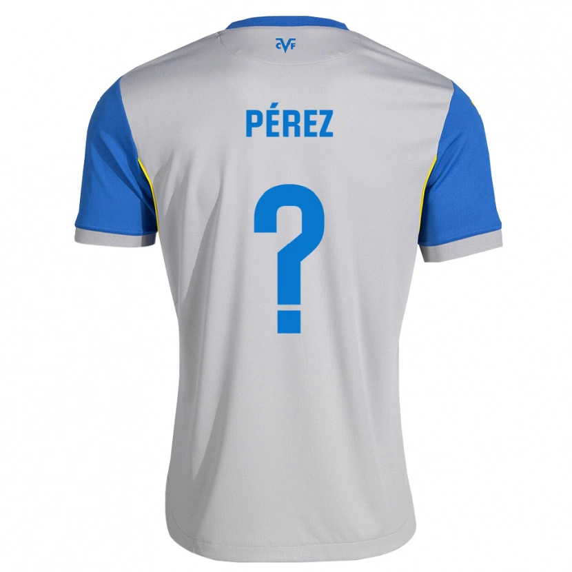 Danxen Dames Saúl Pérez #0 Dodgerblauw Grijs Uitshirt Uittenue 2026/27 T-Shirt België