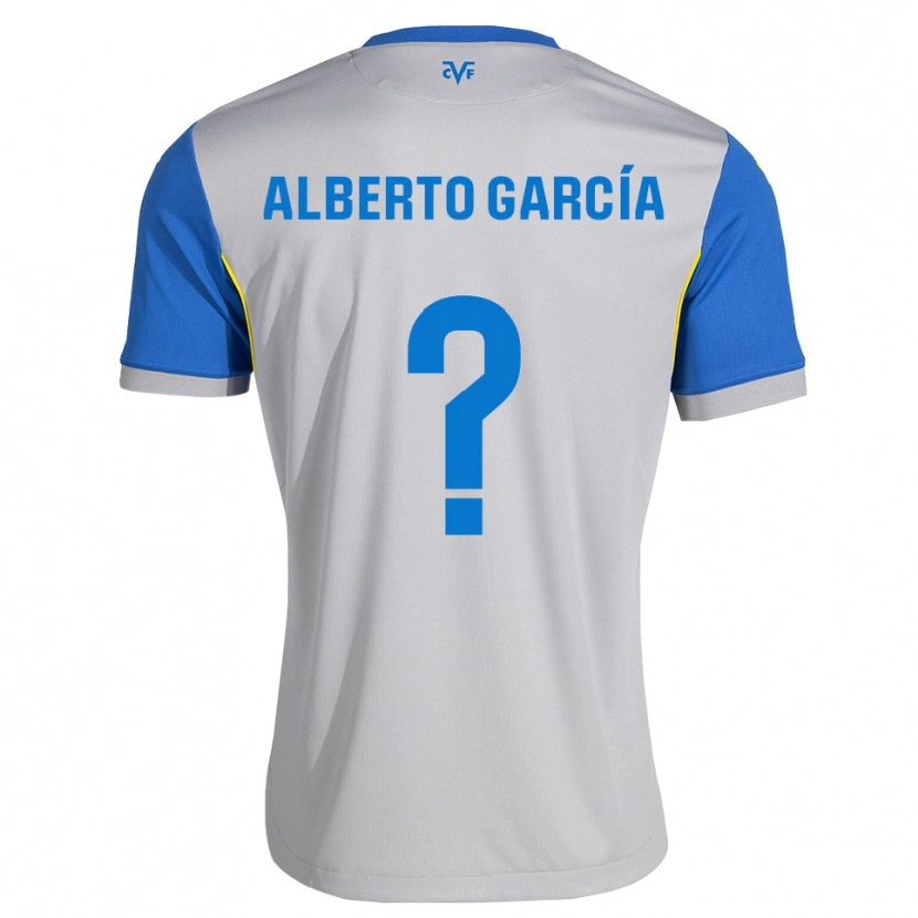 Danxen Dames Alberto García #0 Dodgerblauw Grijs Uitshirt Uittenue 2026/27 T-Shirt België