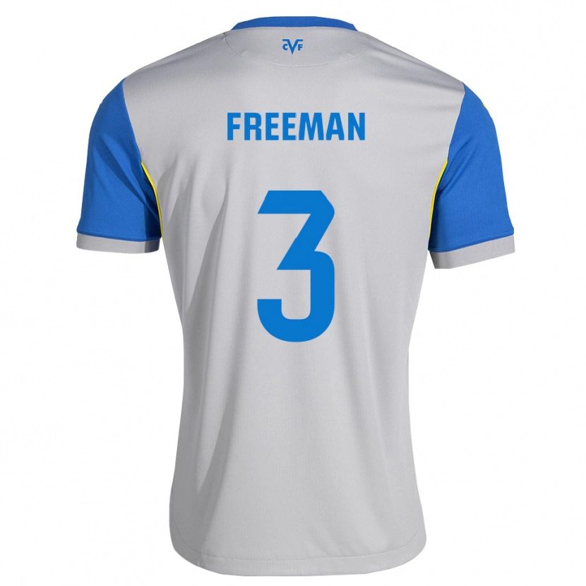 Danxen Dames Alex Freeman #3 Dodgerblauw Grijs Uitshirt Uittenue 2026/27 T-Shirt België