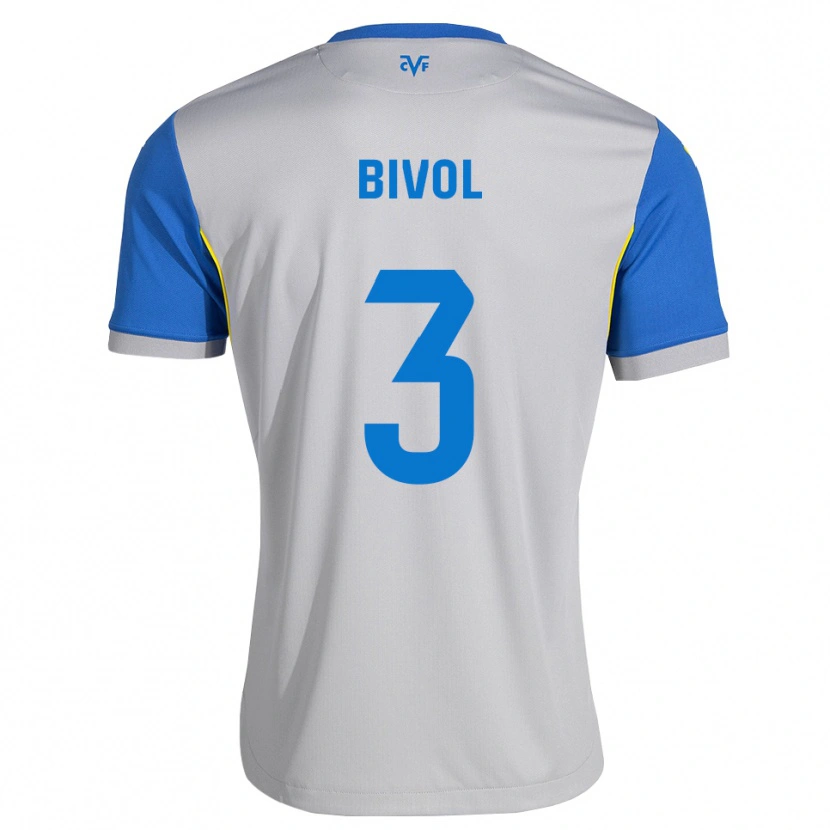 Danxen Dames Victor Bivol #3 Dodgerblauw Grijs Uitshirt Uittenue 2026/27 T-Shirt België