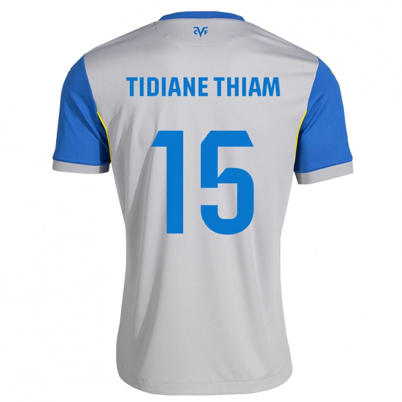 Danxen Dames Cheikh Tidiane Thiam #15 Dodgerblauw Grijs Uitshirt Uittenue 2026/27 T-Shirt België