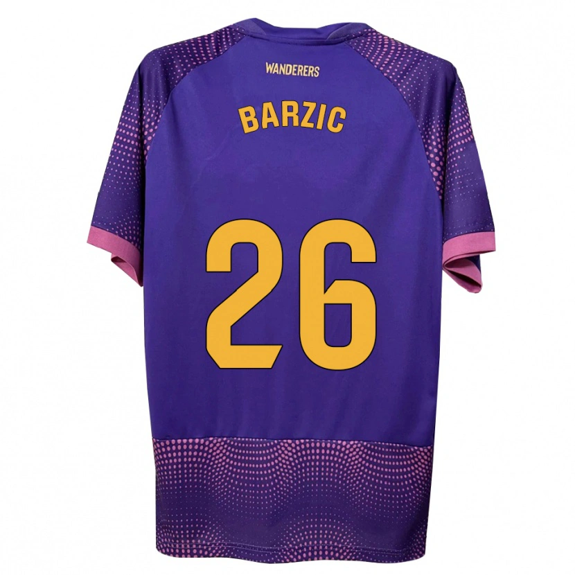 Danxen Dames Matia Barzic #26 Paars Wit Roze Uitshirt Uittenue 2026/27 T-Shirt België