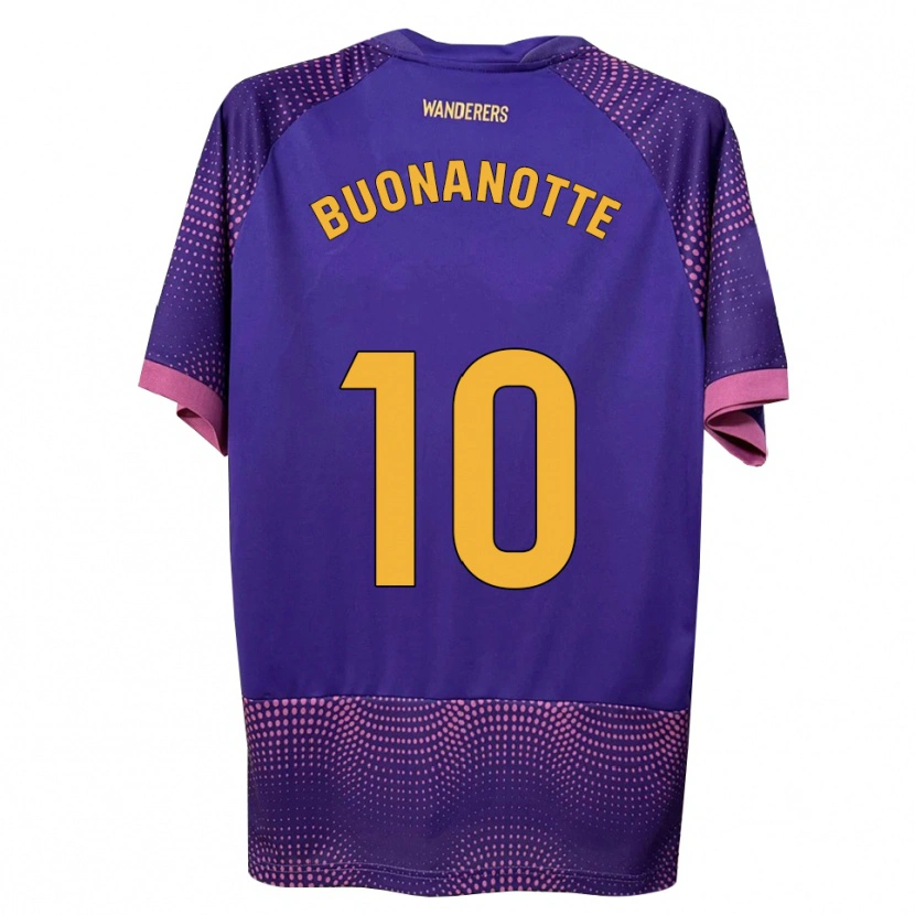 Danxen Dames Facundo Buonanotte #10 Paars Wit Roze Uitshirt Uittenue 2026/27 T-Shirt België
