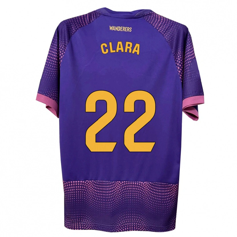 Danxen Dames Clara Ferrer Gallego #22 Paars Wit Roze Uitshirt Uittenue 2026/27 T-Shirt België