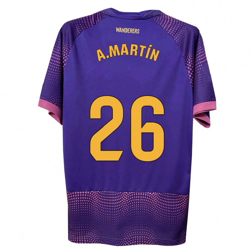 Danxen Dames Alejandro Martín #26 Paars Wit Roze Uitshirt Uittenue 2026/27 T-Shirt België