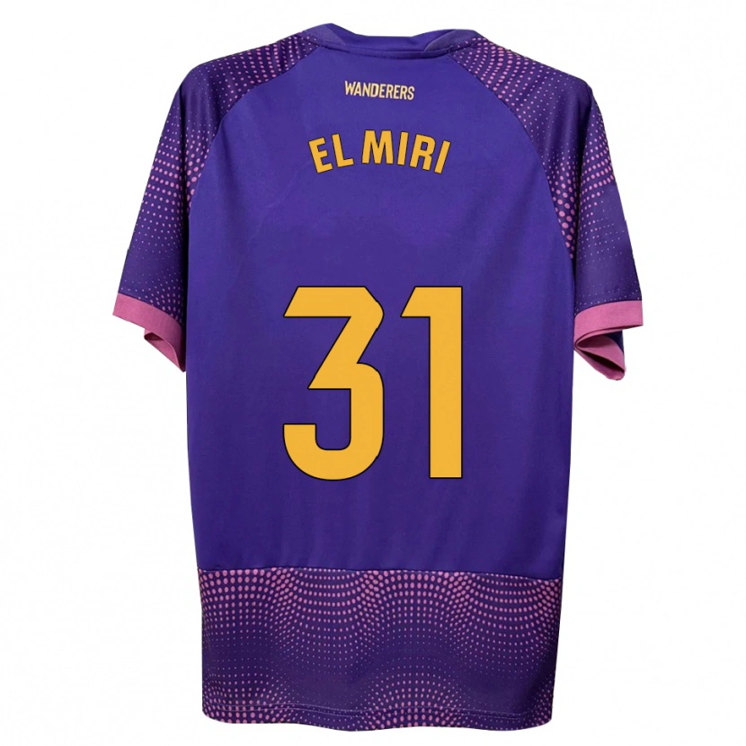 Danxen Dames Walid El Miri #31 Paars Wit Roze Uitshirt Uittenue 2026/27 T-Shirt België