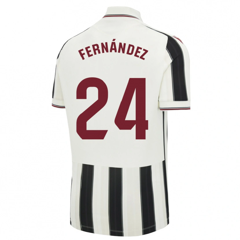 Danxen Dames Thiago Fernández #24 Zwart Wit Rood Uitshirt Uittenue 2026/27 T-Shirt België