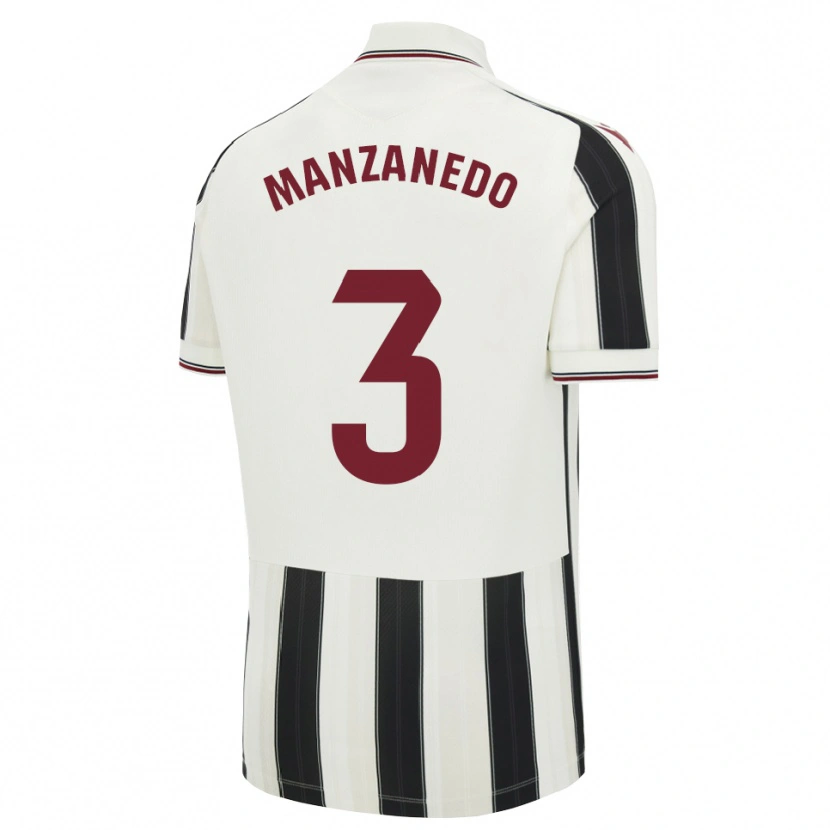 Danxen Dames Aitor Manzanedo #3 Zwart Wit Rood Uitshirt Uittenue 2026/27 T-Shirt België