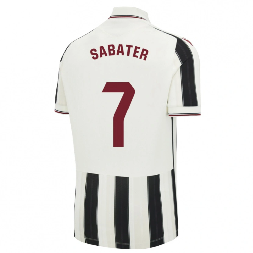 Danxen Dames Ethan Sabater #7 Zwart Wit Rood Uitshirt Uittenue 2026/27 T-Shirt België