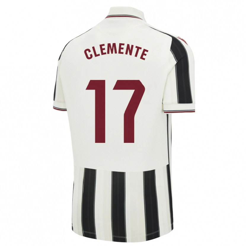 Danxen Dames Óscar Clemente #17 Zwart Wit Rood Uitshirt Uittenue 2026/27 T-Shirt België