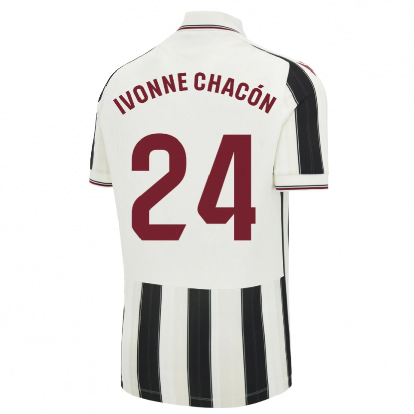 Danxen Dames Ivonne Chacón #24 Zwart Wit Rood Uitshirt Uittenue 2026/27 T-Shirt België