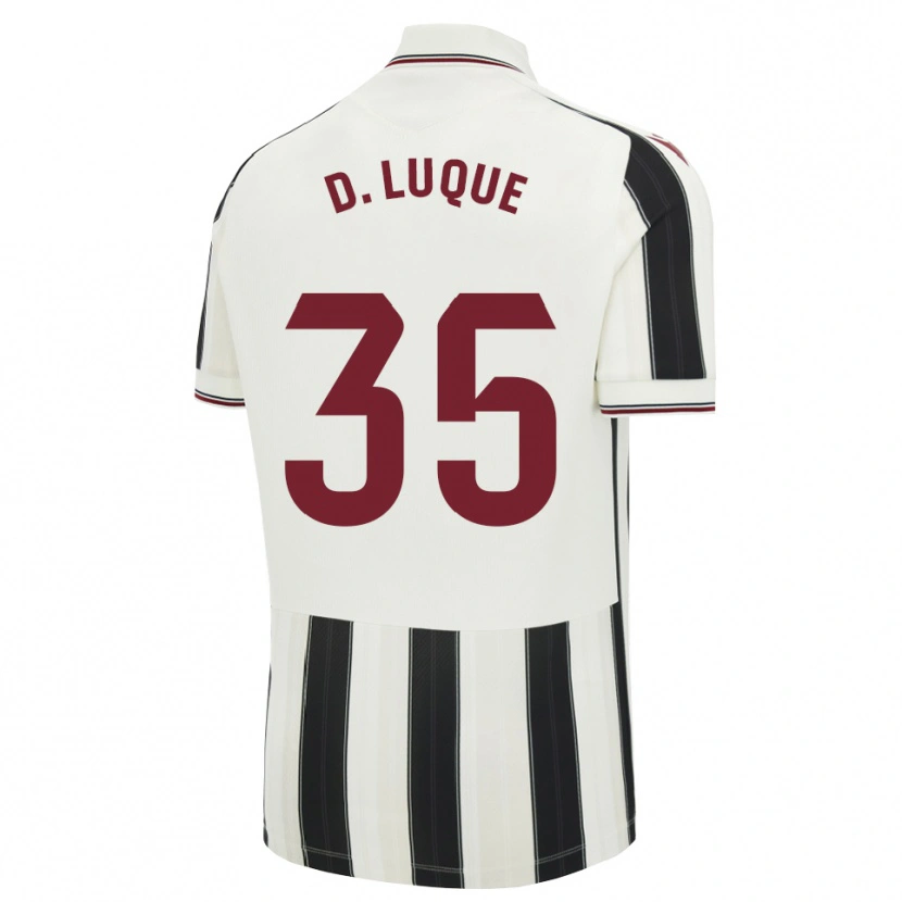 Danxen Dames Daniela Luque Fernández #35 Zwart Wit Rood Uitshirt Uittenue 2026/27 T-Shirt België