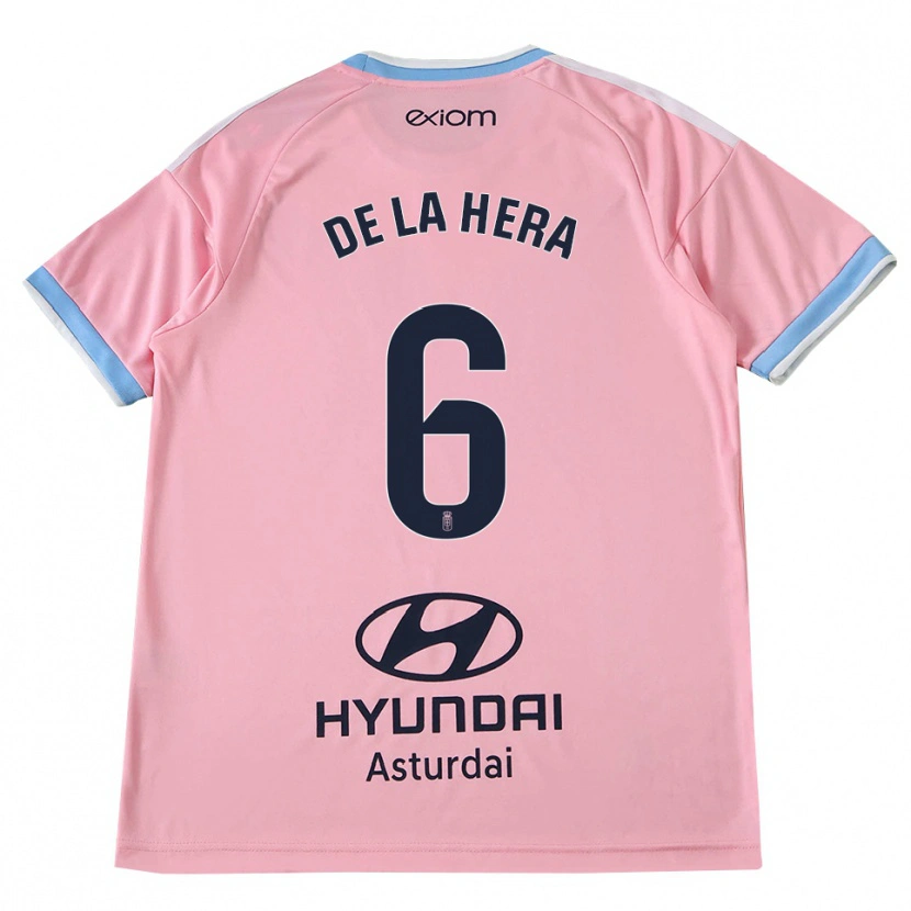 Danxen Dames Óscar De La Hera #6 Centaurieblauw Roze Uitshirt Uittenue 2026/27 T-Shirt België