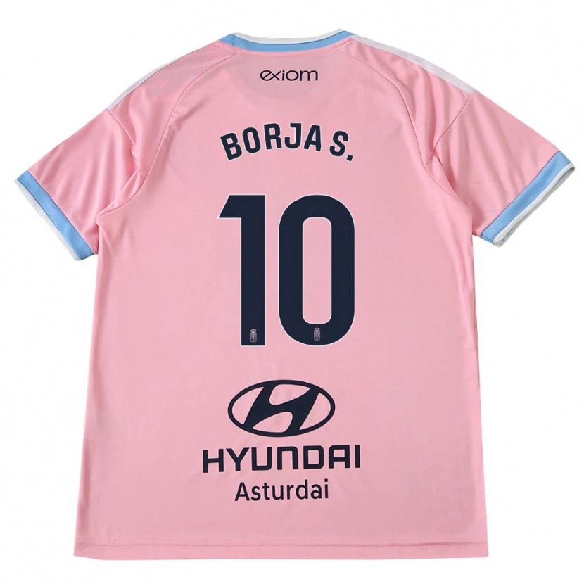 Danxen Dames Borja Sánchez #10 Centaurieblauw Roze Uitshirt Uittenue 2026/27 T-Shirt België