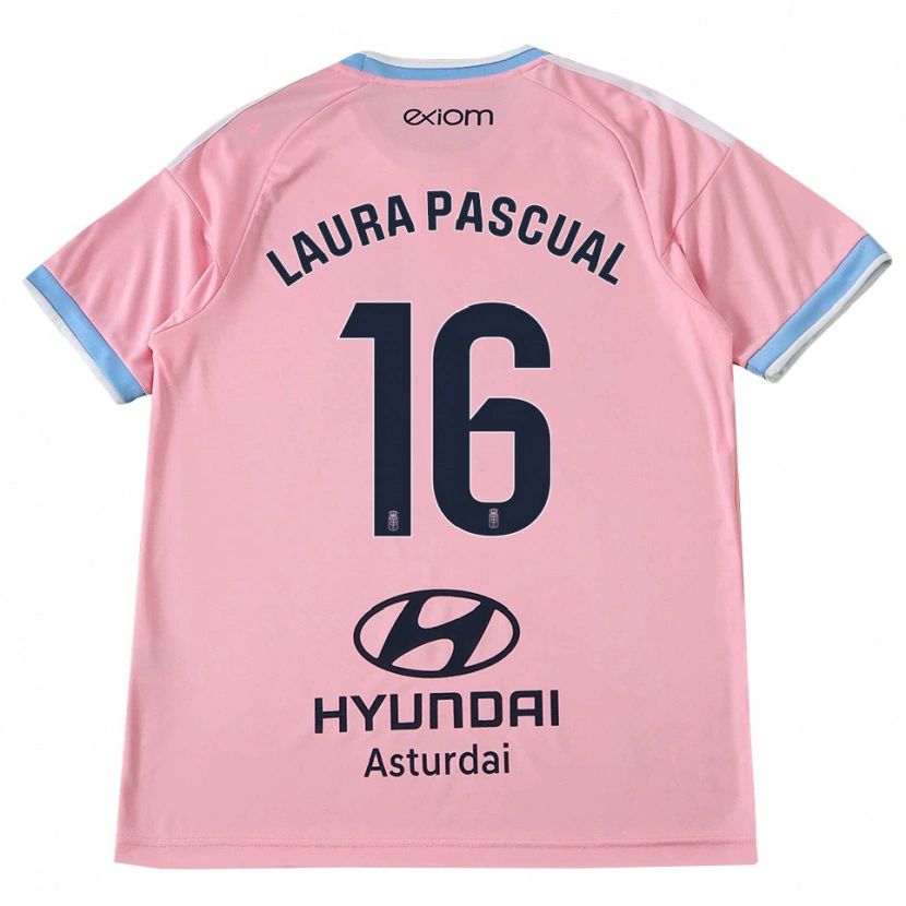 Danxen Dames Laura Pascual #16 Centaurieblauw Roze Uitshirt Uittenue 2026/27 T-Shirt België